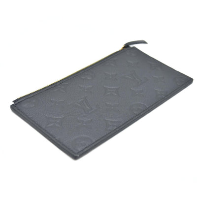 AUCTION LOUIS VUITTON  Epi Pochette Felicie Black  Noir $1720 Zipper Pouch