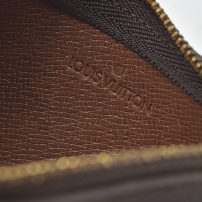 $345 LOUIS VUITTON Monogram Coin Purse Key Pochette Cles 0920ET