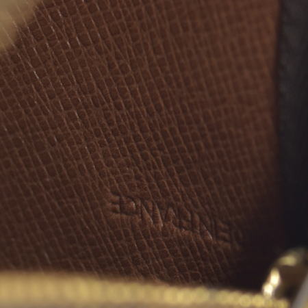 $345 LOUIS VUITTON Monogram Coin Purse Key Pochette Cles 0920ET