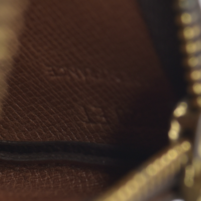 $345 LOUIS VUITTON Monogram Coin Purse Key Pochette Cles 0920ET