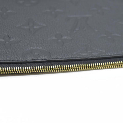 AUCTION LOUIS VUITTON  Epi Pochette Felicie Black  Noir $1720 Zipper Pouch