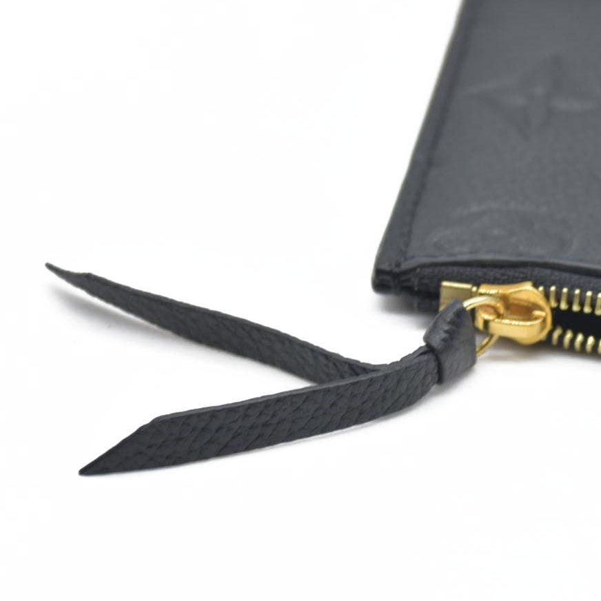 AUCTION LOUIS VUITTON  Epi Pochette Felicie Black  Noir $1720 Zipper Pouch