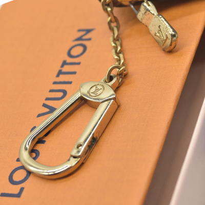 $345 LOUIS VUITTON Monogram Coin Purse Key Pochette Cles 0920ET