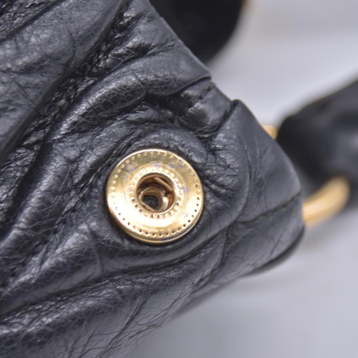 Miu Miu Leather Matelasse Bauletto Aperto Coffer CONSIGNMENT 10021137