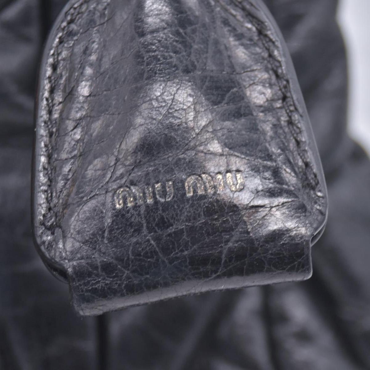 Miu Miu Leather Matelasse Bauletto Aperto Coffer CONSIGNMENT 10021137