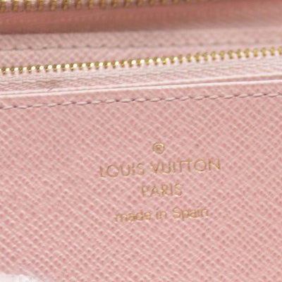 Louis Vuitton Damier Azur Zippy Wallet Rose Ballerine GI0173