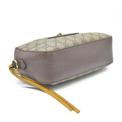 Gucci  GG Supreme Monogram Web Neo Vintage Shoulder Bag Beige New Acero Crop