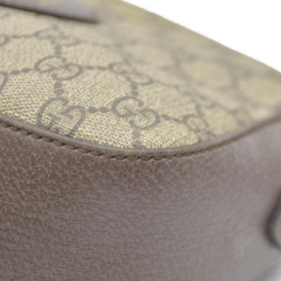 Gucci  GG Supreme Monogram Web Neo Vintage Shoulder Bag Beige New Acero Crop