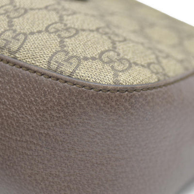 Gucci  GG Supreme Monogram Web Neo Vintage Shoulder Bag Beige New Acero Crop