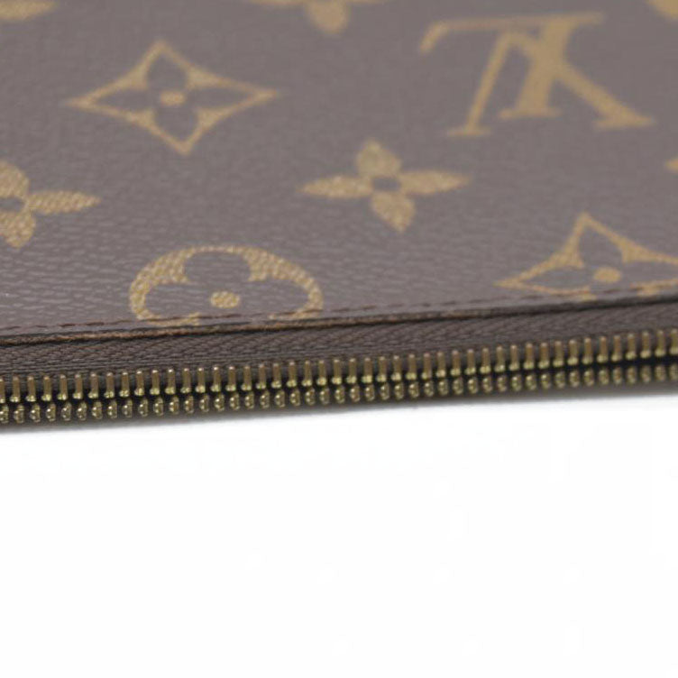 Louis Vuitton  Monogram Felicie Chain Wallet Zippered Insert Fuchsia