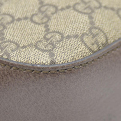 Gucci  GG Supreme Monogram Web Neo Vintage Shoulder Bag Beige New Acero Crop
