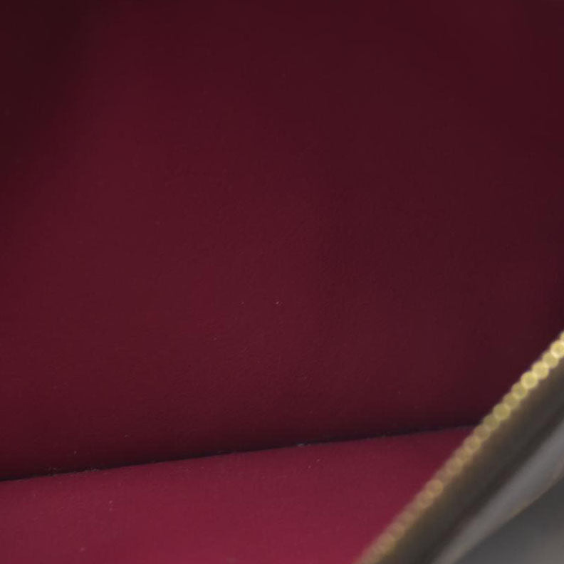 Louis Vuitton  Monogram Felicie Chain Wallet Zippered Insert Fuchsia