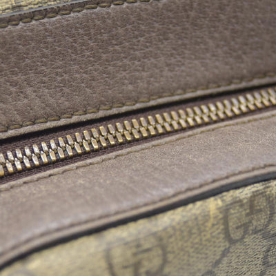 Gucci  GG Supreme Monogram Web Neo Vintage Shoulder Bag Beige New Acero Crop