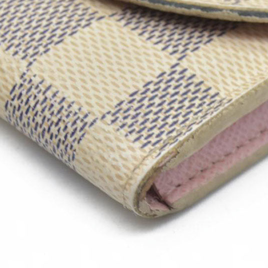 $420 LOUIS VUITTON Damier Azur Rosalie Coin Purse Wallet