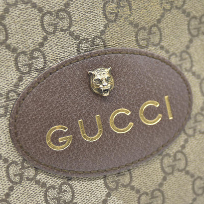 Gucci  GG Supreme Monogram Web Neo Vintage Shoulder Bag Beige New Acero Crop