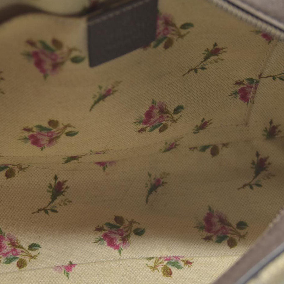 Gucci  GG Supreme Monogram Web Neo Vintage Shoulder Bag Beige New Acero Crop