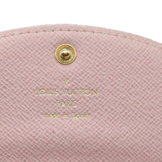 $420 LOUIS VUITTON Damier Azur Rosalie Coin Purse Wallet