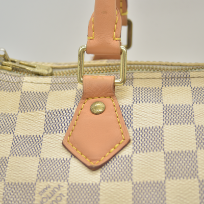 $2040 2017 Louis Vuitton Damier Azur Speedy Bandouliere 30 DU1197