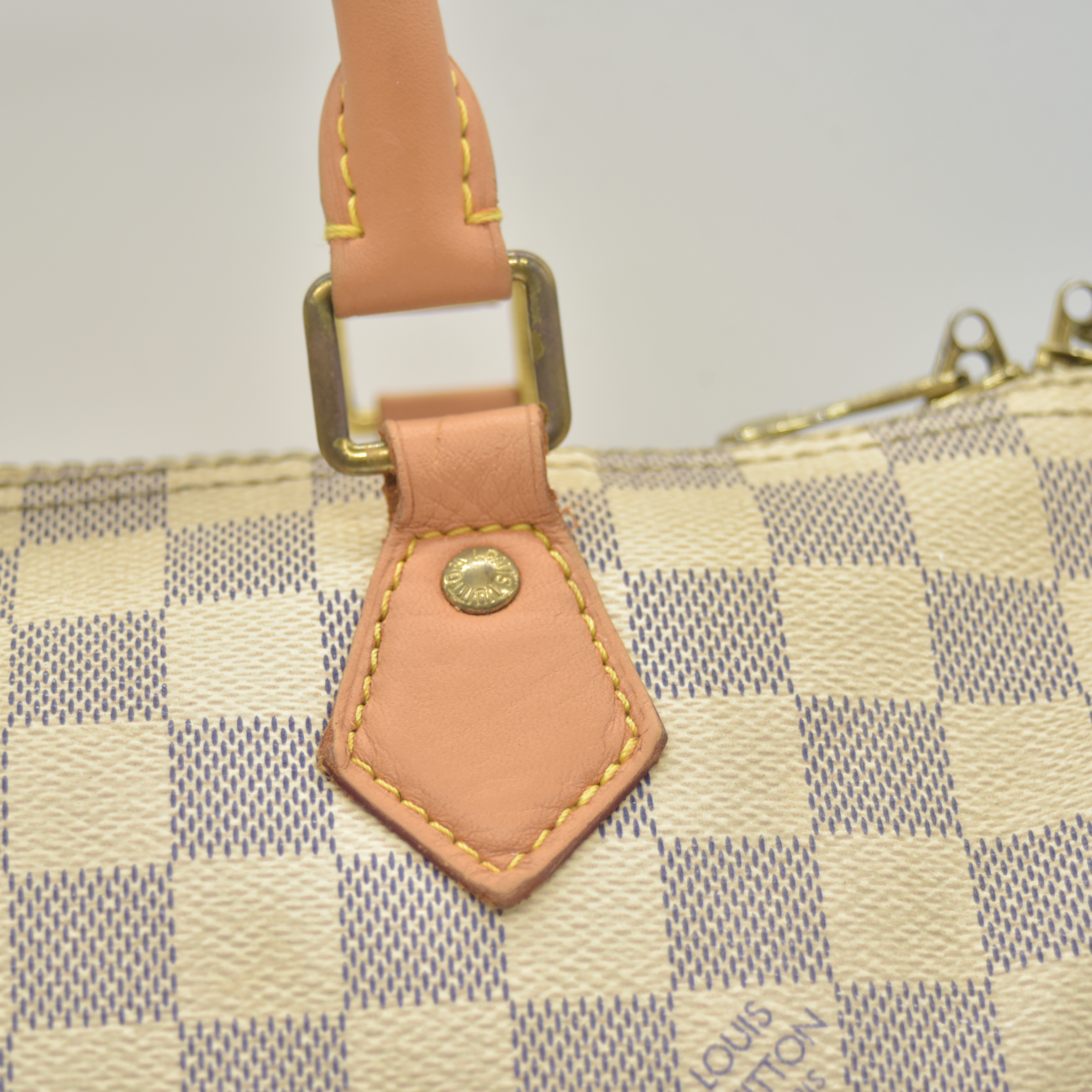 $2040 2017 Louis Vuitton Damier Azur Speedy Bandouliere 30 DU1197
