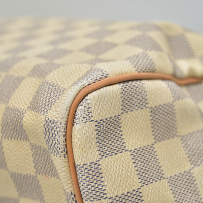 $2040 2017 Louis Vuitton Damier Azur Speedy Bandouliere 30 DU1197