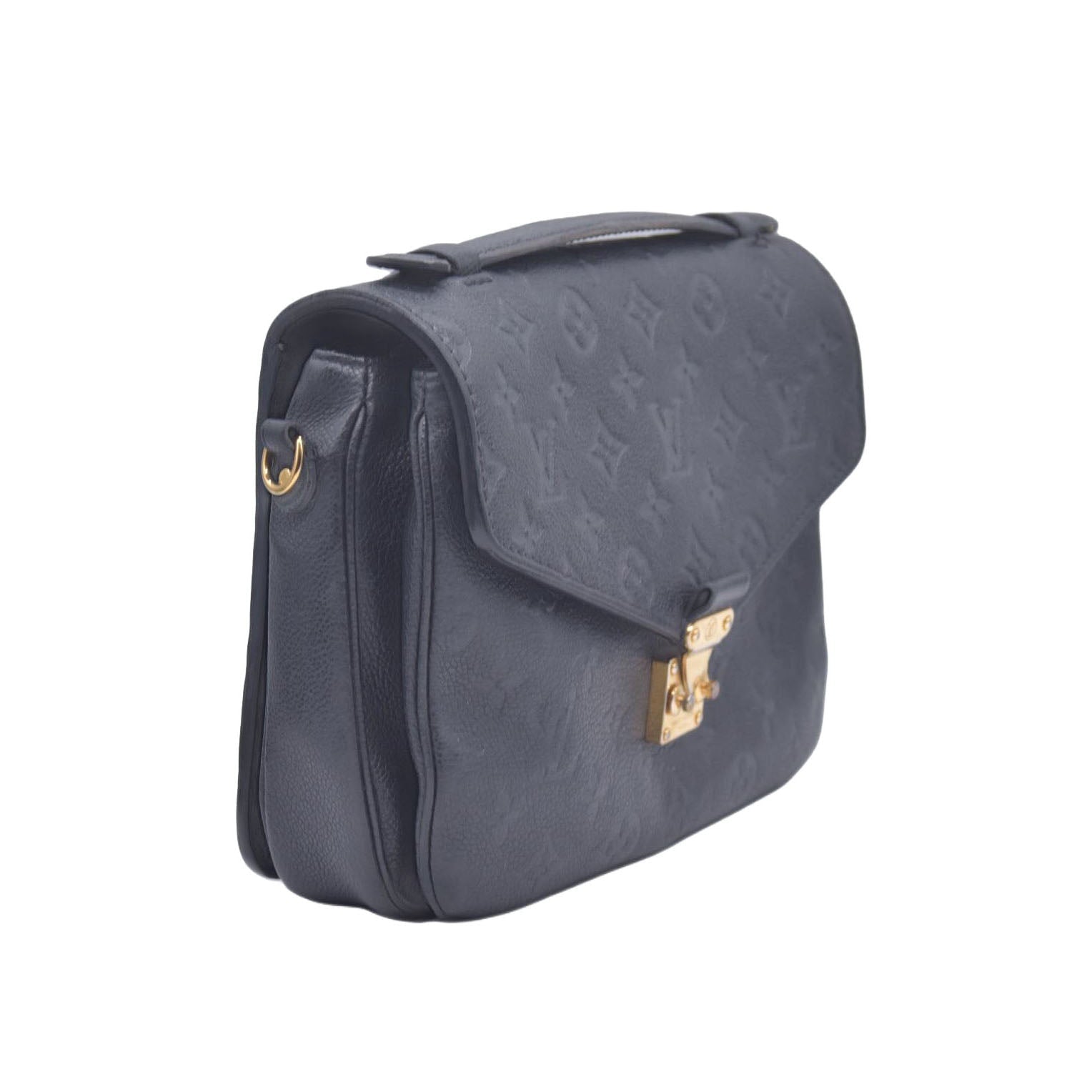 $3100 Louis Vuitton Empreinte Pochette Metis Black RFID