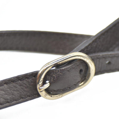 Gucci  GG Supreme Monogram Web Small Webby Bee Shoulder Bag Dark Brown