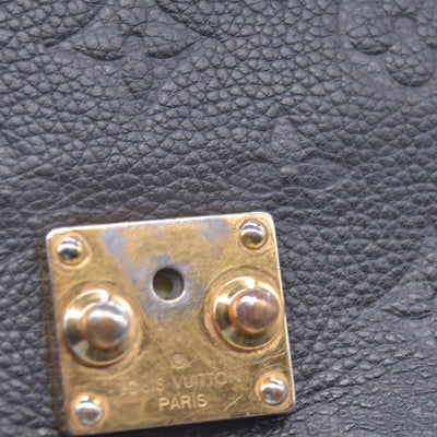 $3100 Louis Vuitton Empreinte Pochette Metis Black RFID