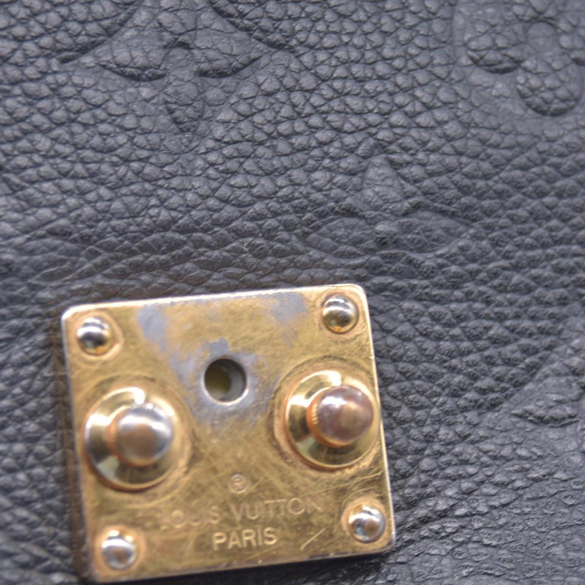 $3100 Louis Vuitton Empreinte Pochette Metis Black RFID 10021105