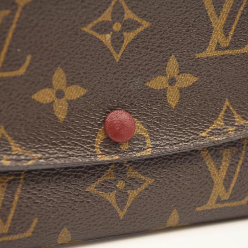 LOUIS VUITTON Monogram Emilie Wallet Fuchsia