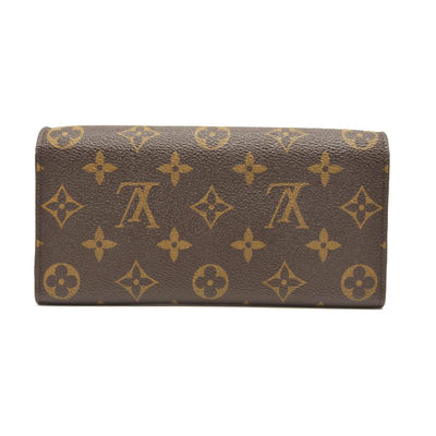 LOUIS VUITTON Monogram Emilie Wallet Fuchsia