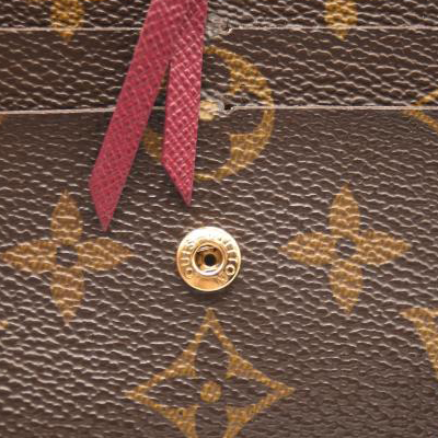 LOUIS VUITTON Monogram Emilie Wallet Fuchsia