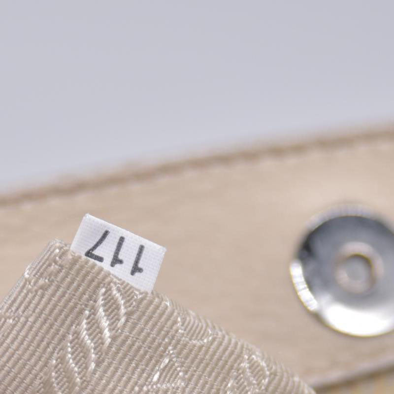 $800 PRADA Logo Plate Nylon Hand Bag Ivory 10021023