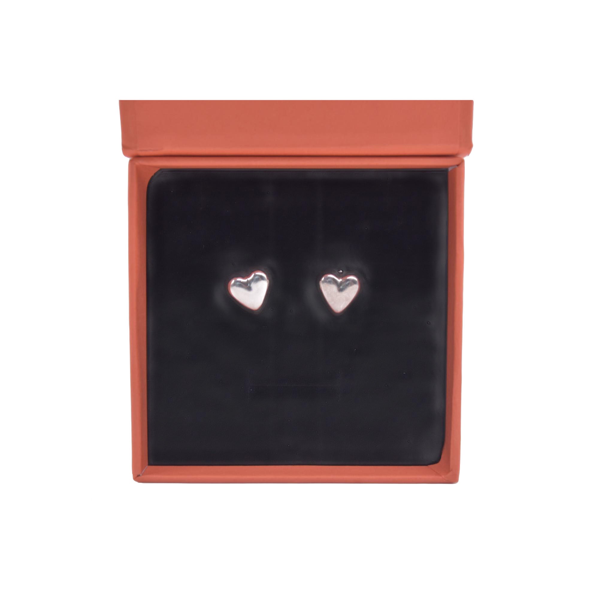 $625 Tiffany Full Heart Silver Earrings CONSIGNMENT 10021084