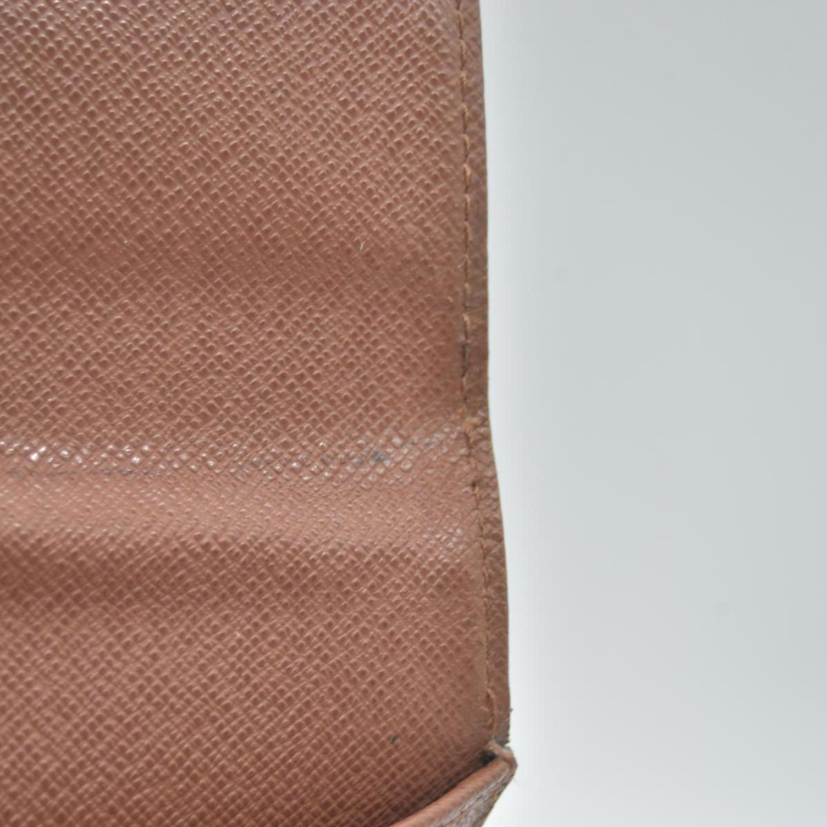 $550 Louis Vuitton Monogram Porte Tresor Etui Papiers Wallet CA4098