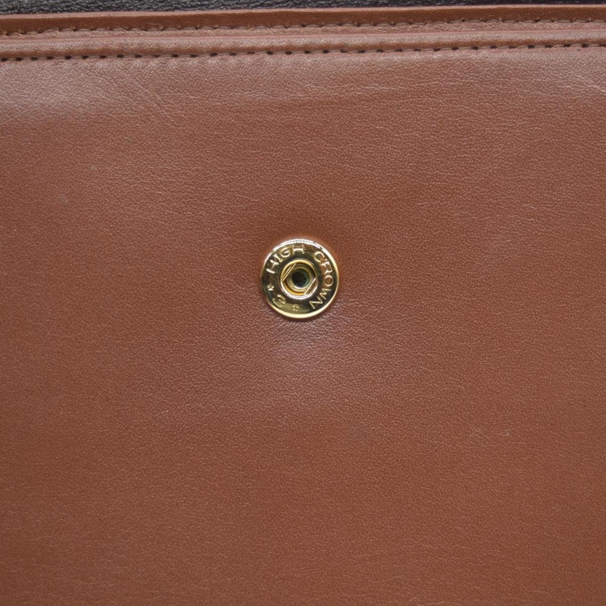 $560 Burberry Leather Small Folding Wallet Brown