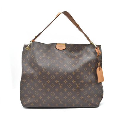 $2160 Louis Vuitton  Monogram Graceful MM Pivoine TX4128