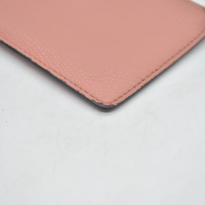 FENDI F is Fendi Leather Coin Card Holder Pink