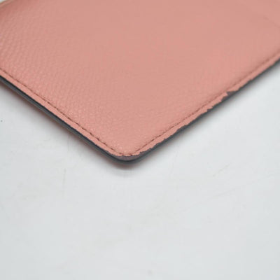 FENDI F is Fendi Leather Coin Card Holder Pink