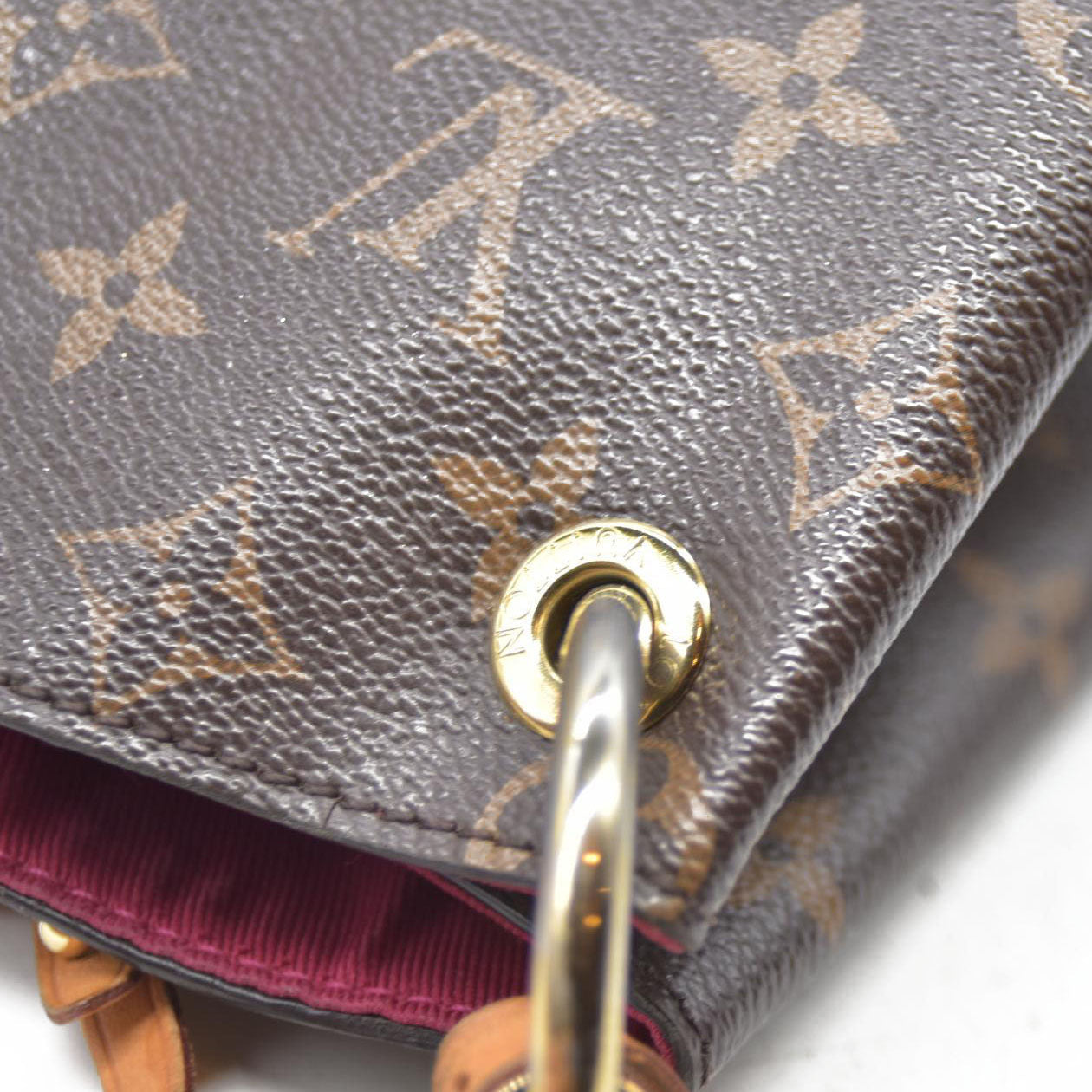 $2160 Louis Vuitton  Monogram Graceful MM Pivoine TX4128