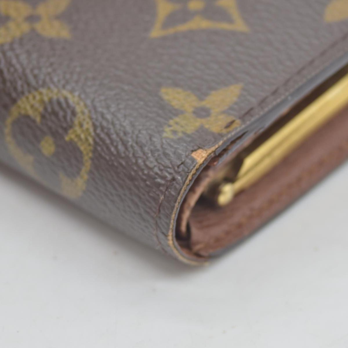 $750 2006 Louis Vuitton Monogram French Purse Wallet   CA0026