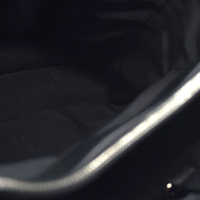 AUCTION $2900 Chanel  Caviar Quilted Grand Shopping Tote GST Black Silver Hardware 2008