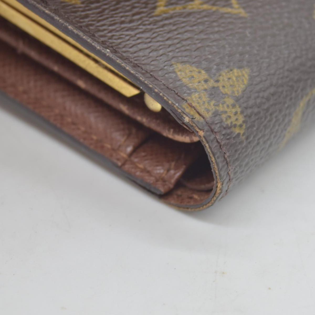 $750 2006 Louis Vuitton Monogram French Purse Wallet   CA0026