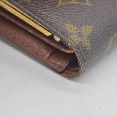 $750 2006 Louis Vuitton Monogram French Purse Wallet   CA0026