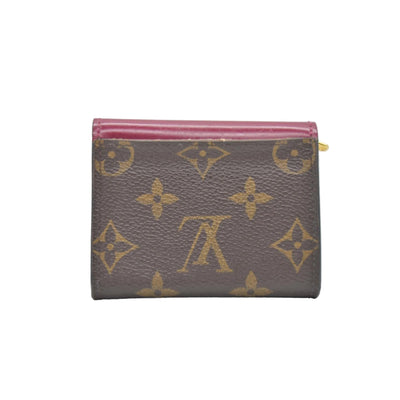 Louis Vuitton Monogram Portefeuille Zoe Mini Trifold Wallet Brown MI3210