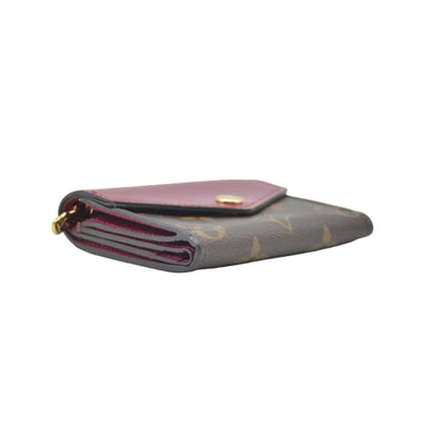 Louis Vuitton Monogram Portefeuille Zoe Mini Trifold Wallet Brown MI3210