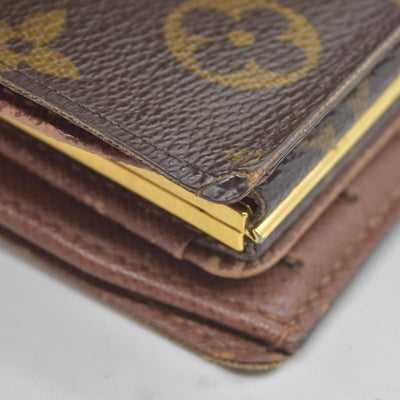 $750 2006 Louis Vuitton Monogram French Purse Wallet   CA0026