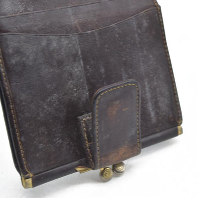 $395 Fendi Vintage Kiss Lock French Wallet