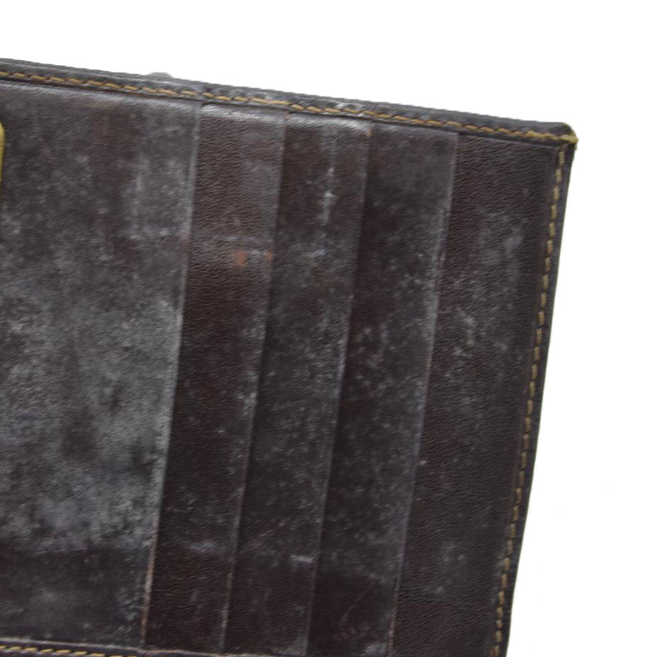 $395 Fendi Vintage Kiss Lock French Wallet