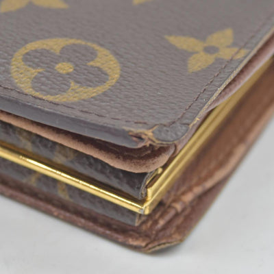 $750 2006 Louis Vuitton Monogram French Purse Wallet   CA0026