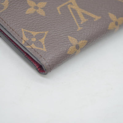Louis Vuitton Monogram Portefeuille Zoe Mini Trifold Wallet Brown MI3210